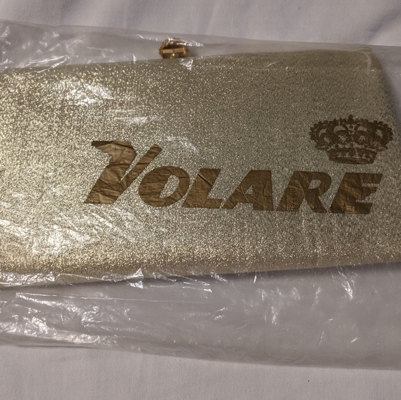 Volare gold lame clutch - Picture 4 of 4